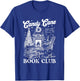 Bookish Christmas Candy Cane Book Club librarian Winter T-Shirt - T-Shirt | Royal