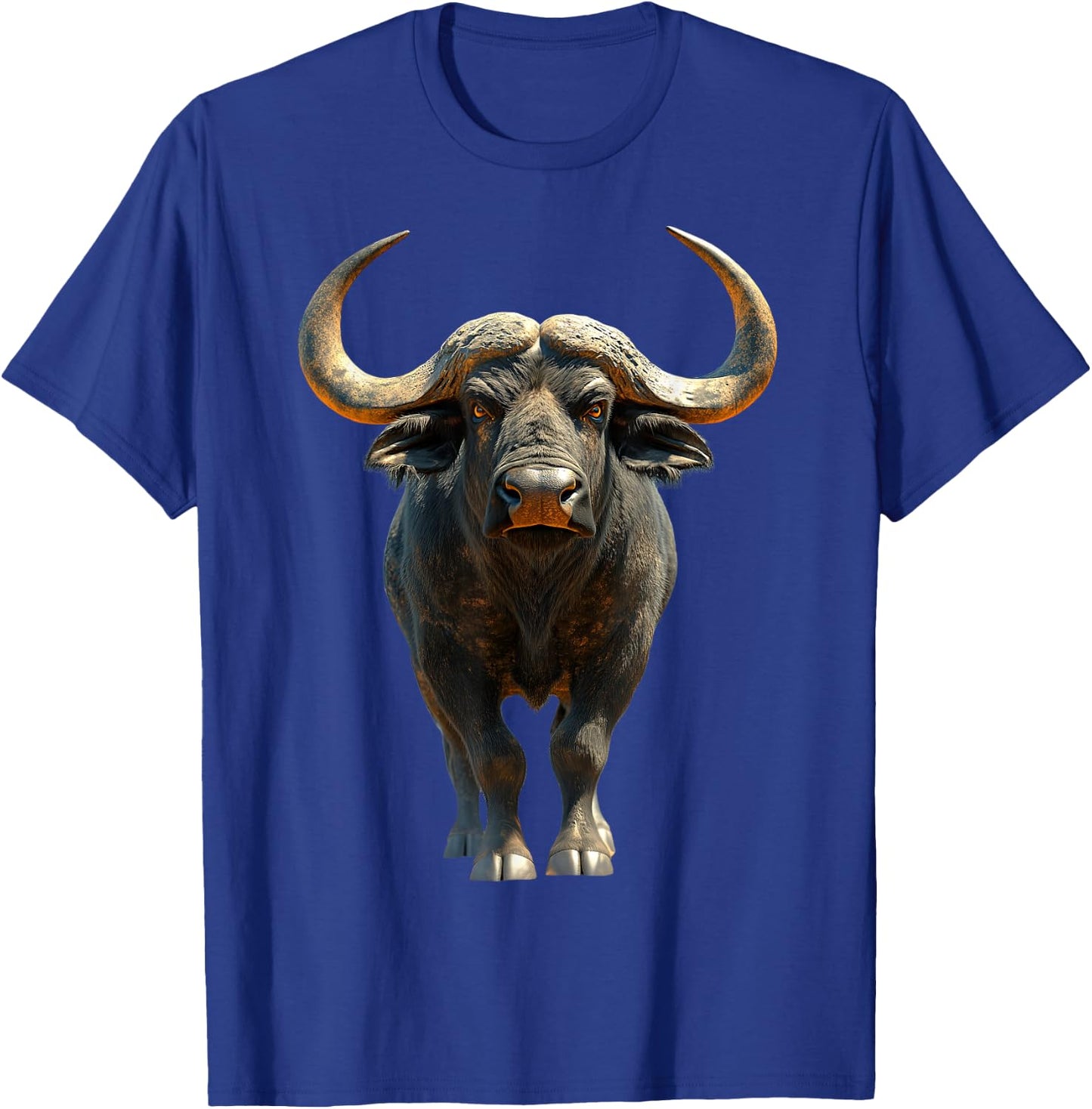 Buffalo Cape Water Buffalos Safari South African Buffalo T-Shirt - T-Shirt | Royal
