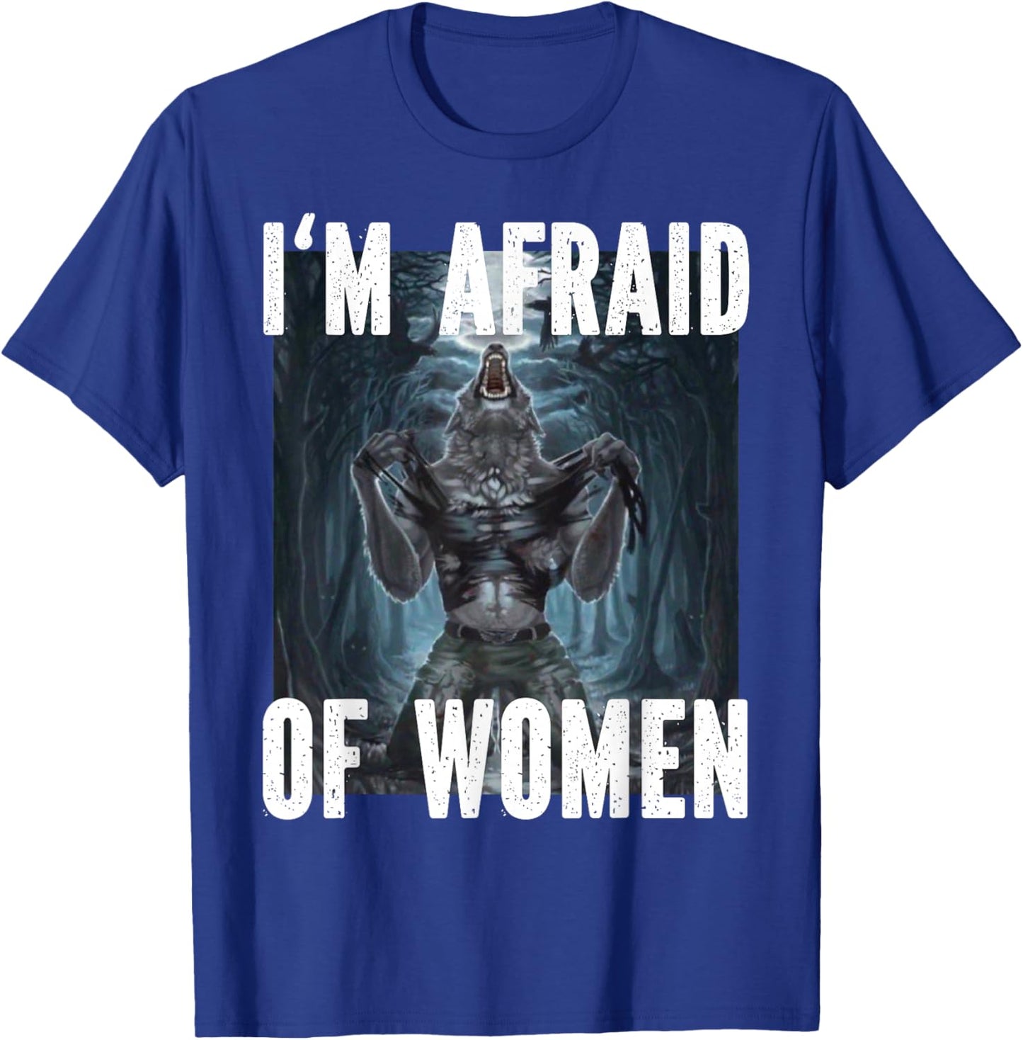 I Heart Werewolfs Alpha Funny Cringe Werewolf Wolf Meme , black T-Shirt - T-Shirt | Royal