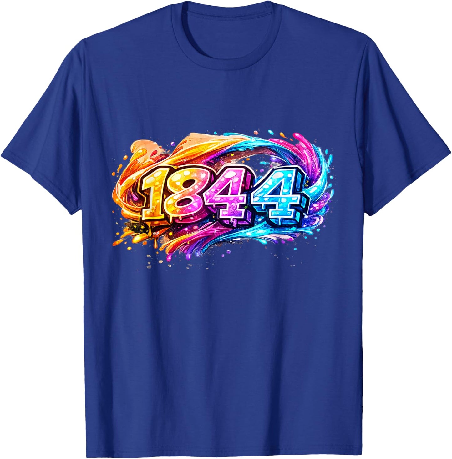 1844 - Spalsh T-Shirt - T-Shirt | Royal