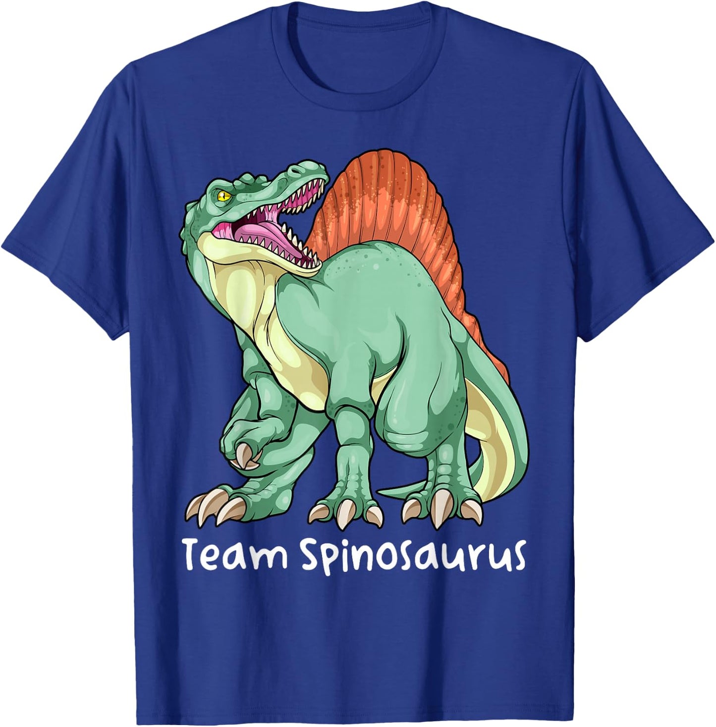 Team Spinosaurus Dinosaurier Wirbelsäule Eidechse Prähistorische Kinder Jungen T-Shirt - T-Shirt | Royal