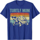 Vintage Turtle Mom Turtle Lovers Tortoise Mommy Mother's Day T-Shirt - T-Shirt | Royal