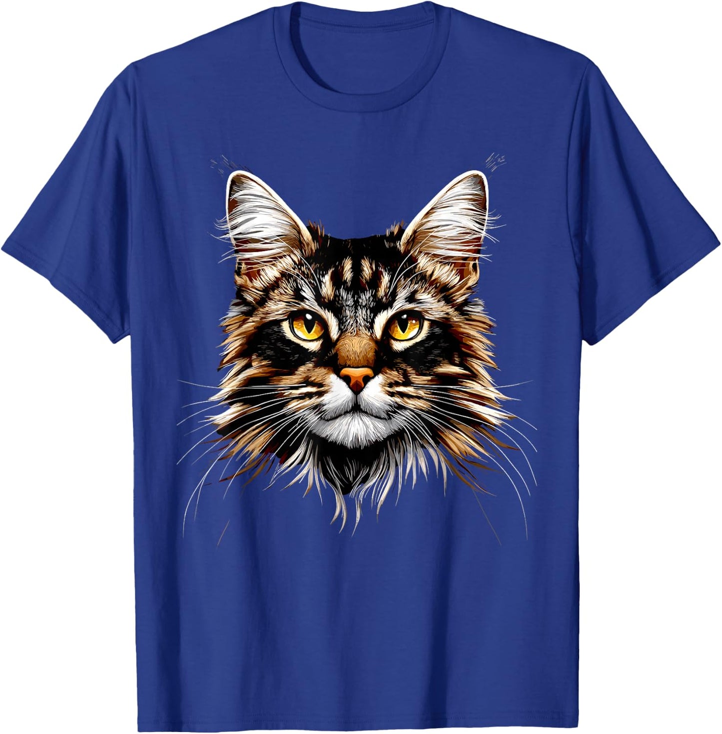 Maine Coon Cat Cat Lover Maine Coon Soft , Black, S T-Shirt - T-Shirt | Royal