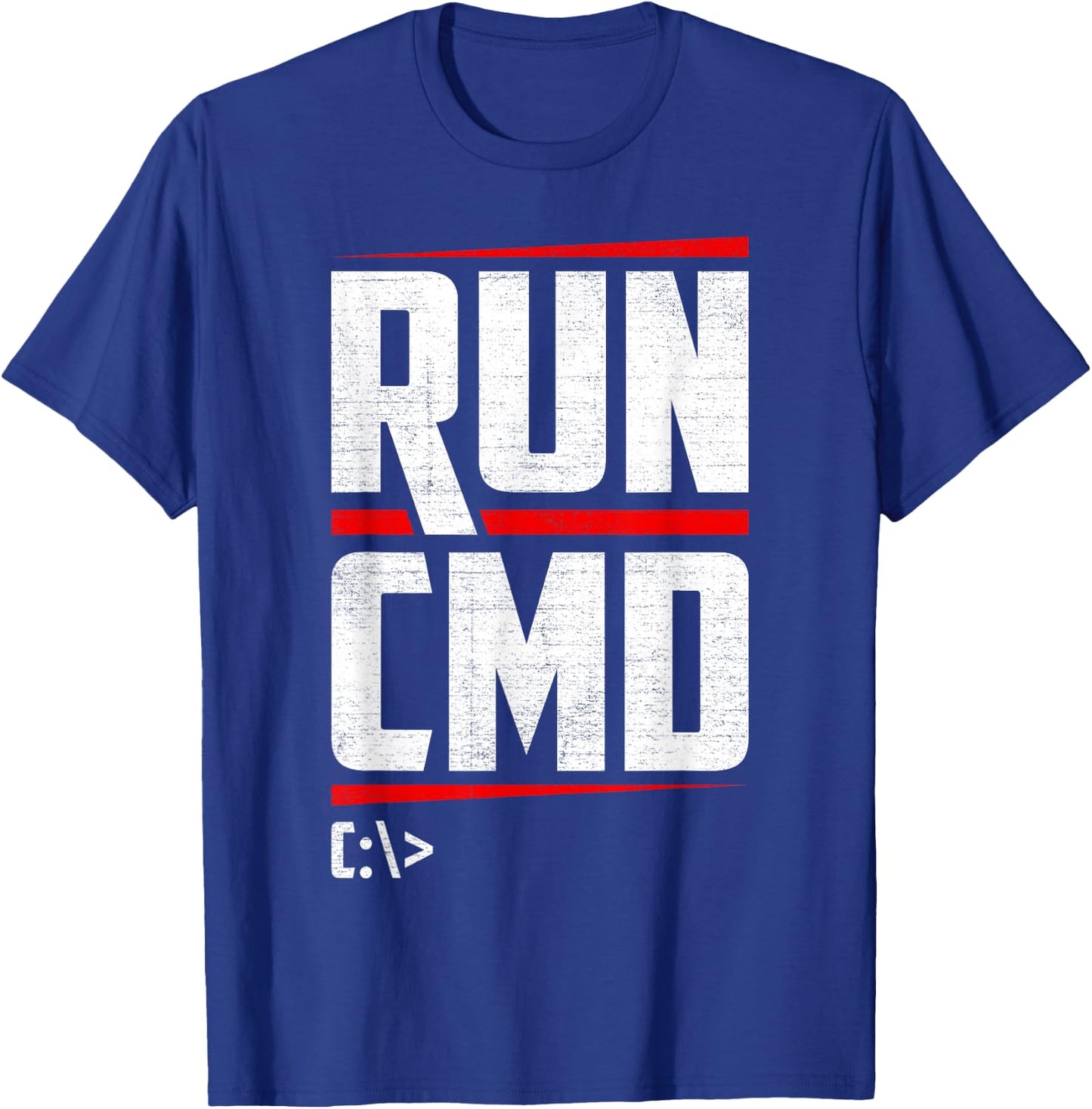 Run CMD Programmierer IT Spezialist T-Shirt - T-Shirt | Royal