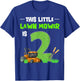 This Little Lawn Mower Is 2 Mowing 2nd Bday 2 Years Old T-Shirt - T-Shirt | Royal