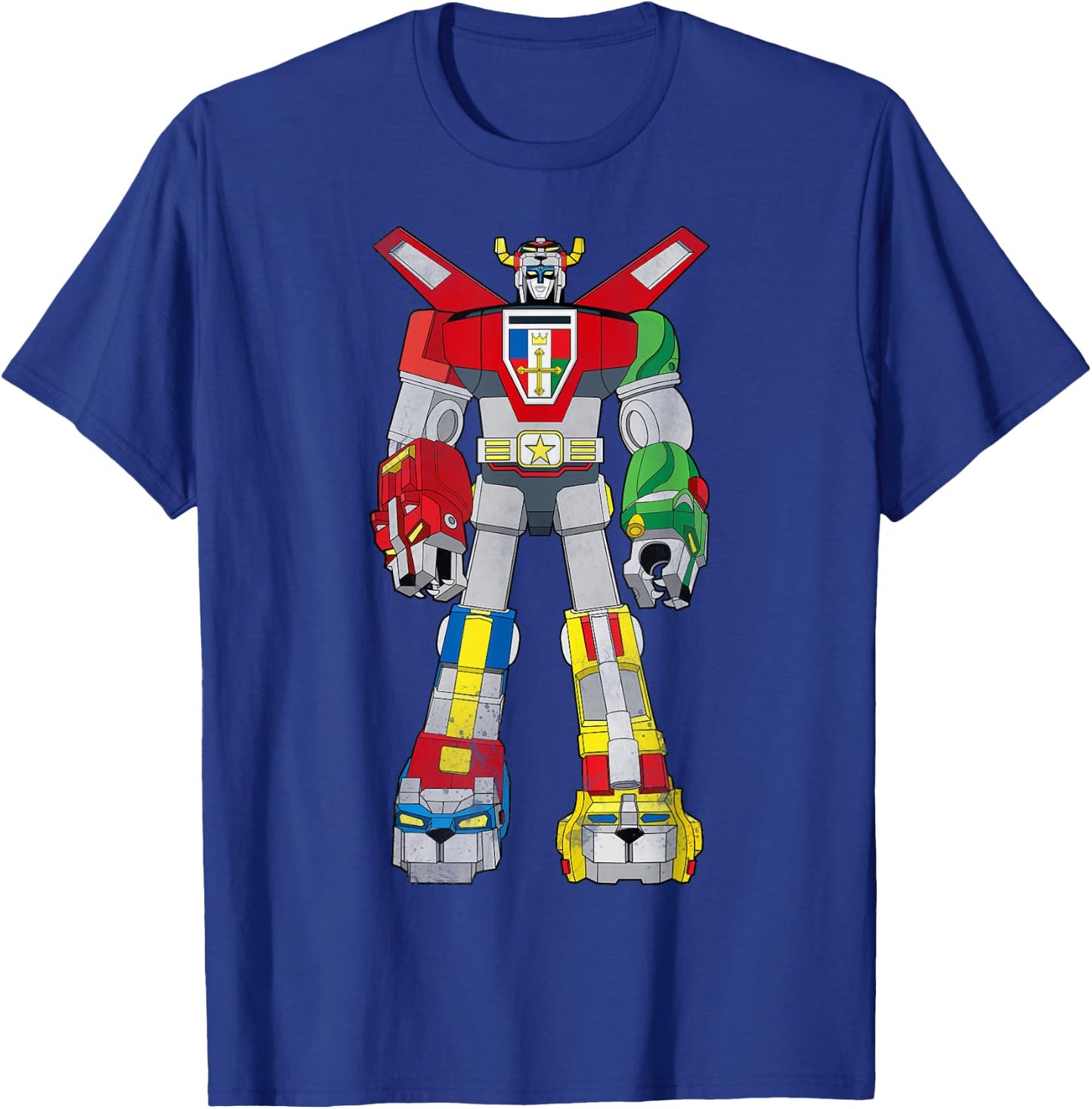 Voltron Retro Defender Battle Ready Graphic T-Shirt - T-Shirt | Royal