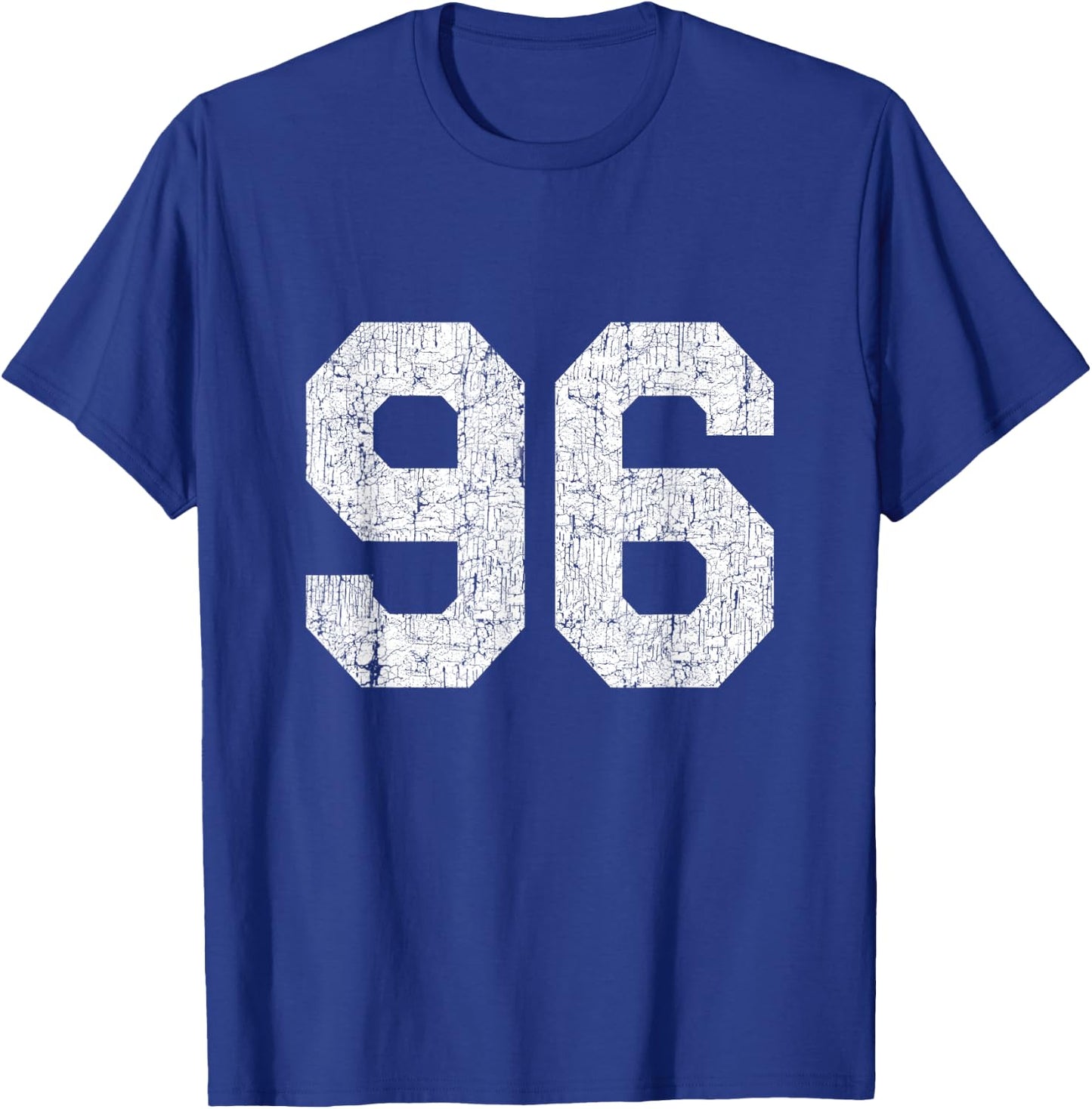 #96 Jersey Uniform Varsity Sports Number, 1996, 96th T-Shirt - T-Shirt | Royal