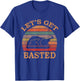 Let's Get Basted Thanksgiving Costume Leg Turkey Day Retro T-Shirt - T-Shirt | Royal