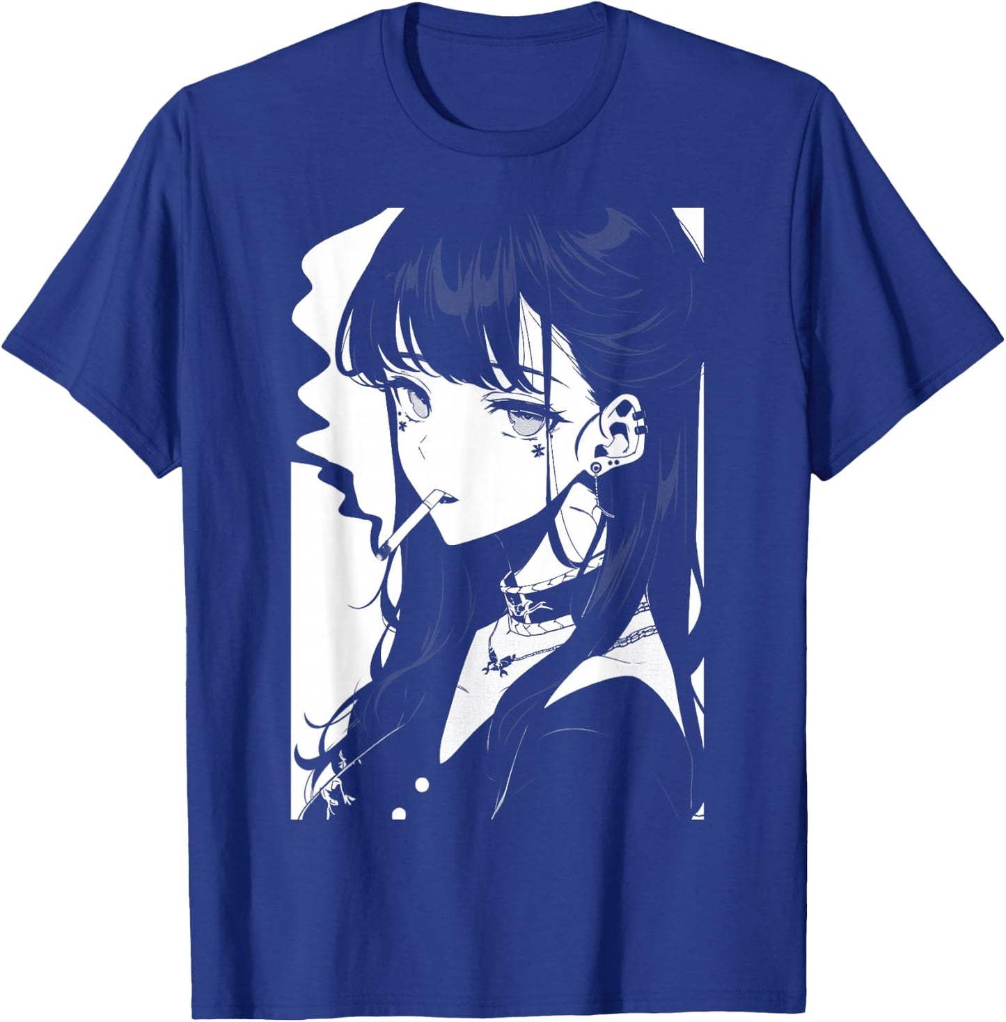 Alt Grunge Pastel Goth Edgy Emo Egirl Punk Anime Manga Girl , black T-Shirt - T-Shirt | Royal