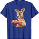 Cool Kangaroo Costume with Boxing Gloves , black T-Shirt - T-Shirt | Royal
