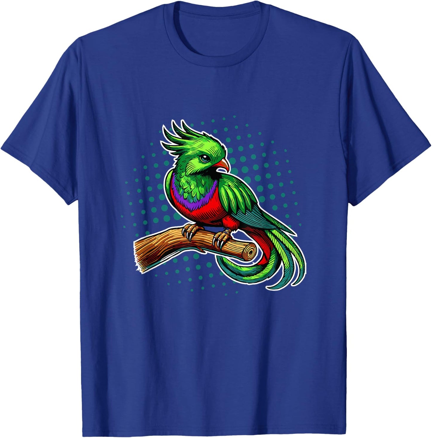 Guatemalan Quetzal , Black, S T-Shirt - T-Shirt | Royal