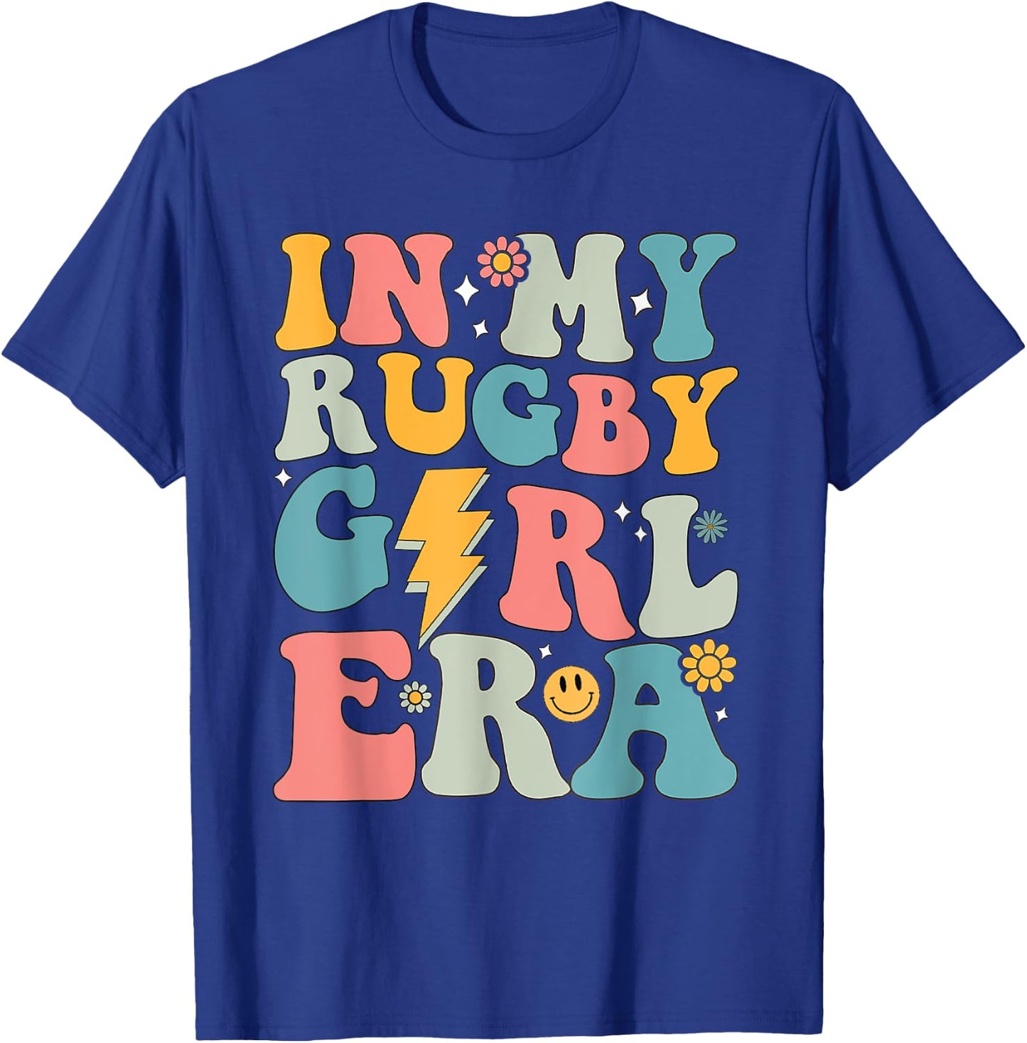 Groovy In My Rugby Girl Era Women T-Shirt - T-Shirt | Royal