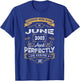 Retro 23rd Birthday Legends were Born in June 2003 T-Shirt - T-Shirt | Royal