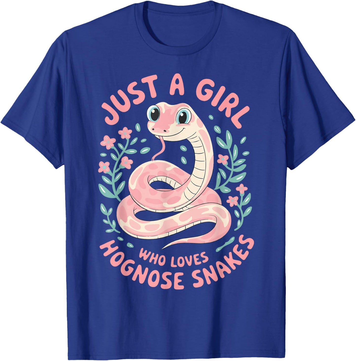 Just A Girl Who Loves Hognose Snakes T-Shirt - T-Shirt | Royal