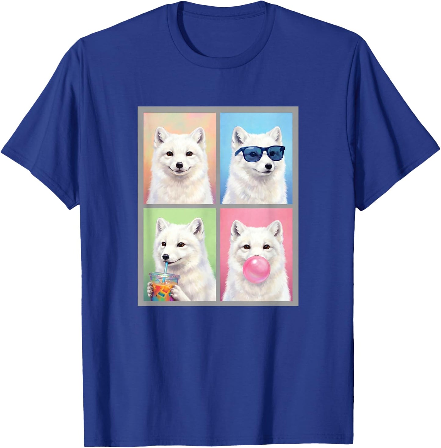 Arctic Foxes Funny Arctic Fox T-Shirt - T-Shirt | Royal