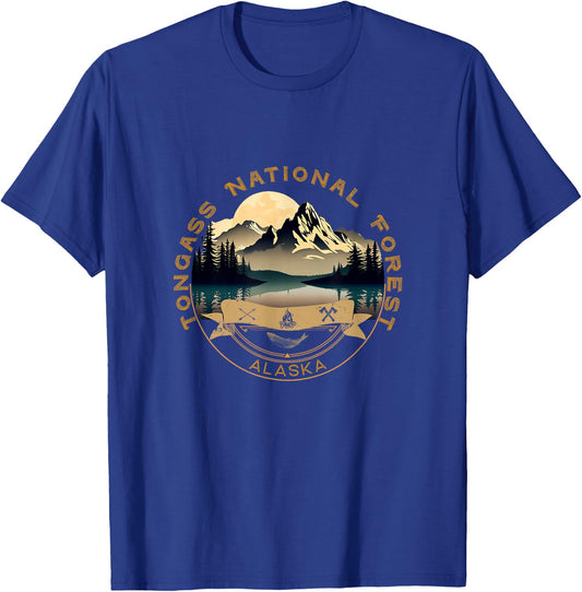 Tongass National Forest Vacation Apparel - Souvenir T-Shirt - T-Shirt | Royal