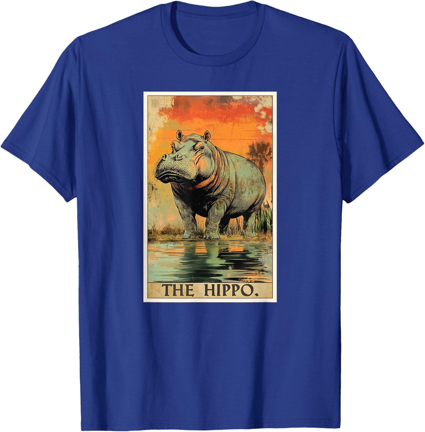 Hippo Tarot Card Hippos Hippo T-Shirt - T-Shirt | Royal