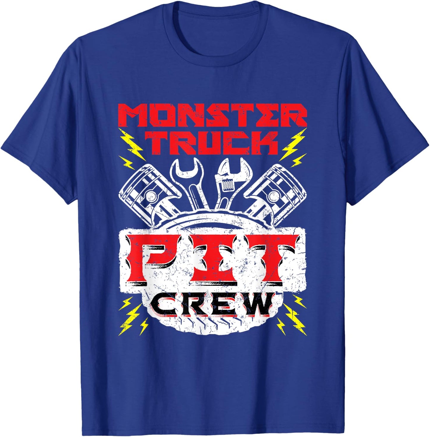 Monster Truck Pit Crew - Monster Truck Rally T-Shirt - T-Shirt | Royal