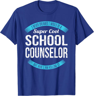 School Counselor Gifts Funny T-Shirt - T-Shirt | Royal
