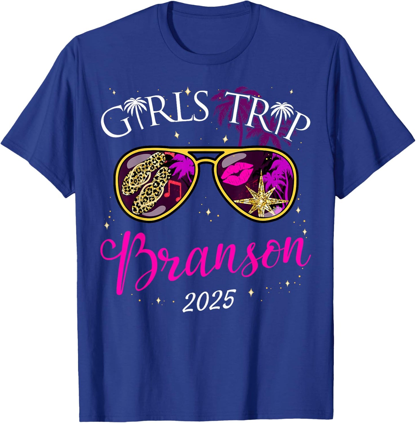 Birthday Squad for Girls Trip Branson 2025 on Holiday Weekend T-Shirt - T-Shirt | Royal