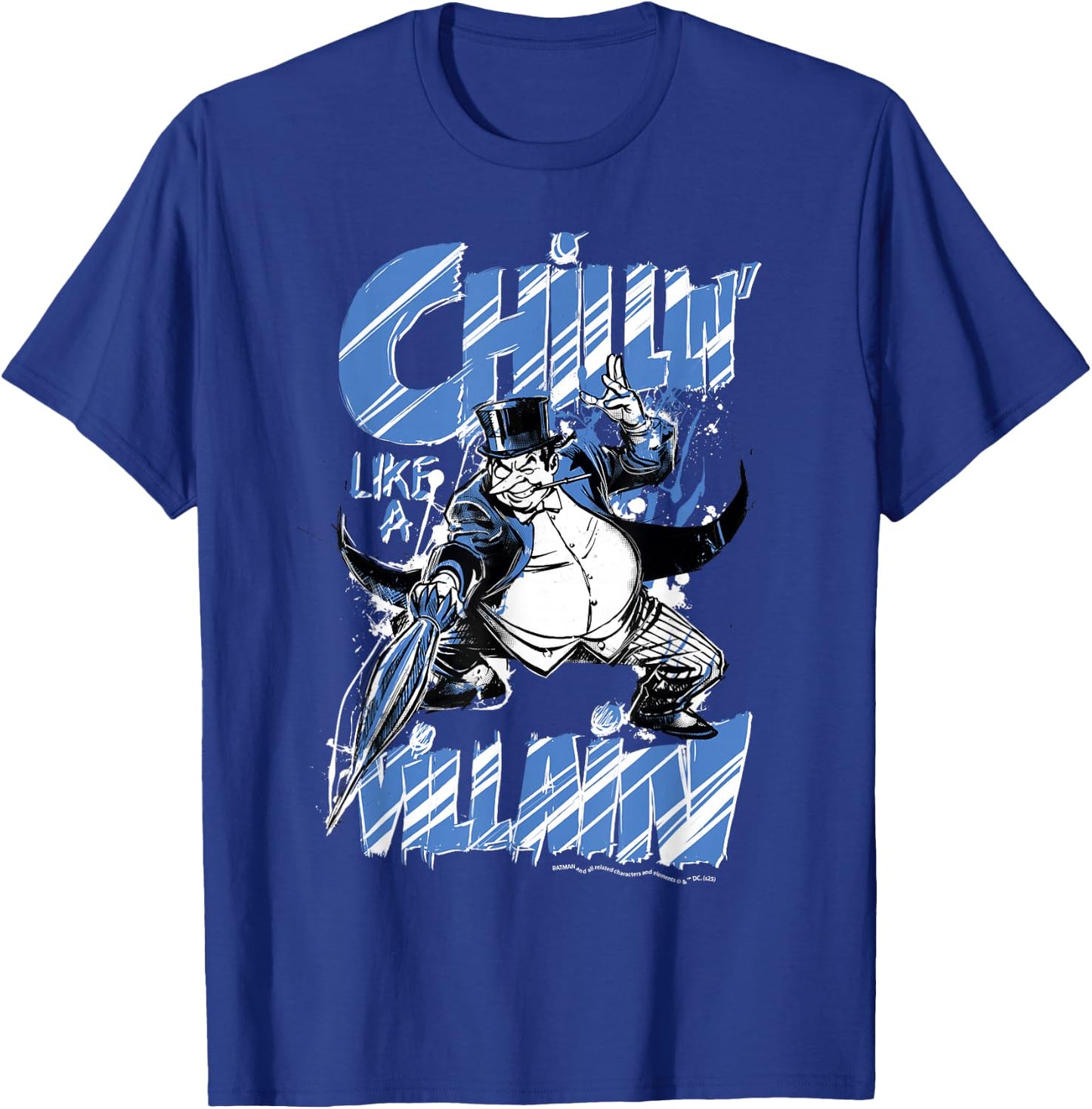 Batman, The Penguin, Relaxes Like a Villain , Black, S T-Shirt - T-Shirt | Royal