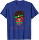 Burkina Faso Girl Burkinabe Woman Flag Burkina Faso T-Shirt - T-Shirt | Royal