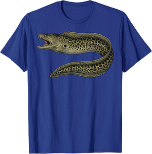 Moray EEL Illustration T-Shirt - T-Shirt | Royal