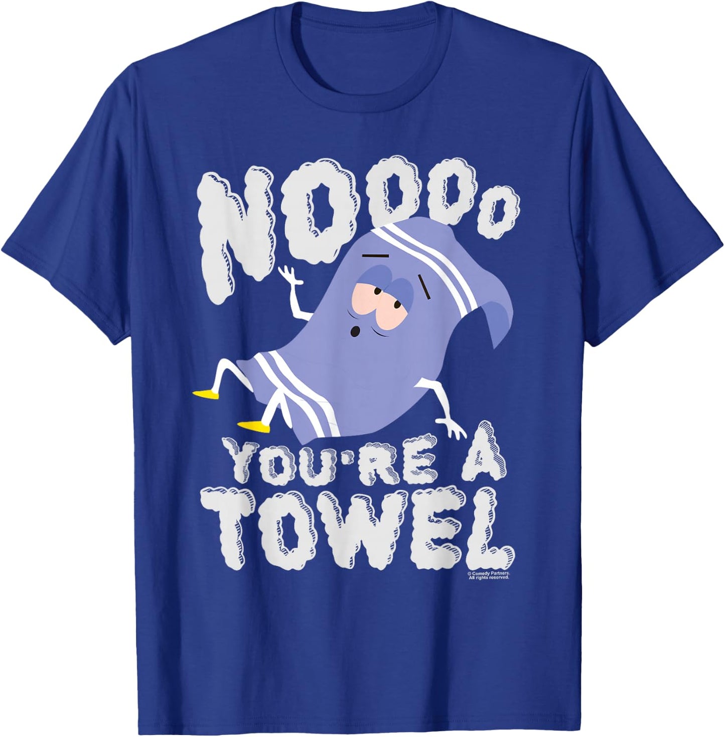 South Park Towlie Noooo You're a Towel , black T-Shirt - T-Shirt | Royal