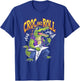 Croc And Roll Funny Crocodile Electric Guitar Rock Boys Men T-Shirt - T-Shirt | Royal