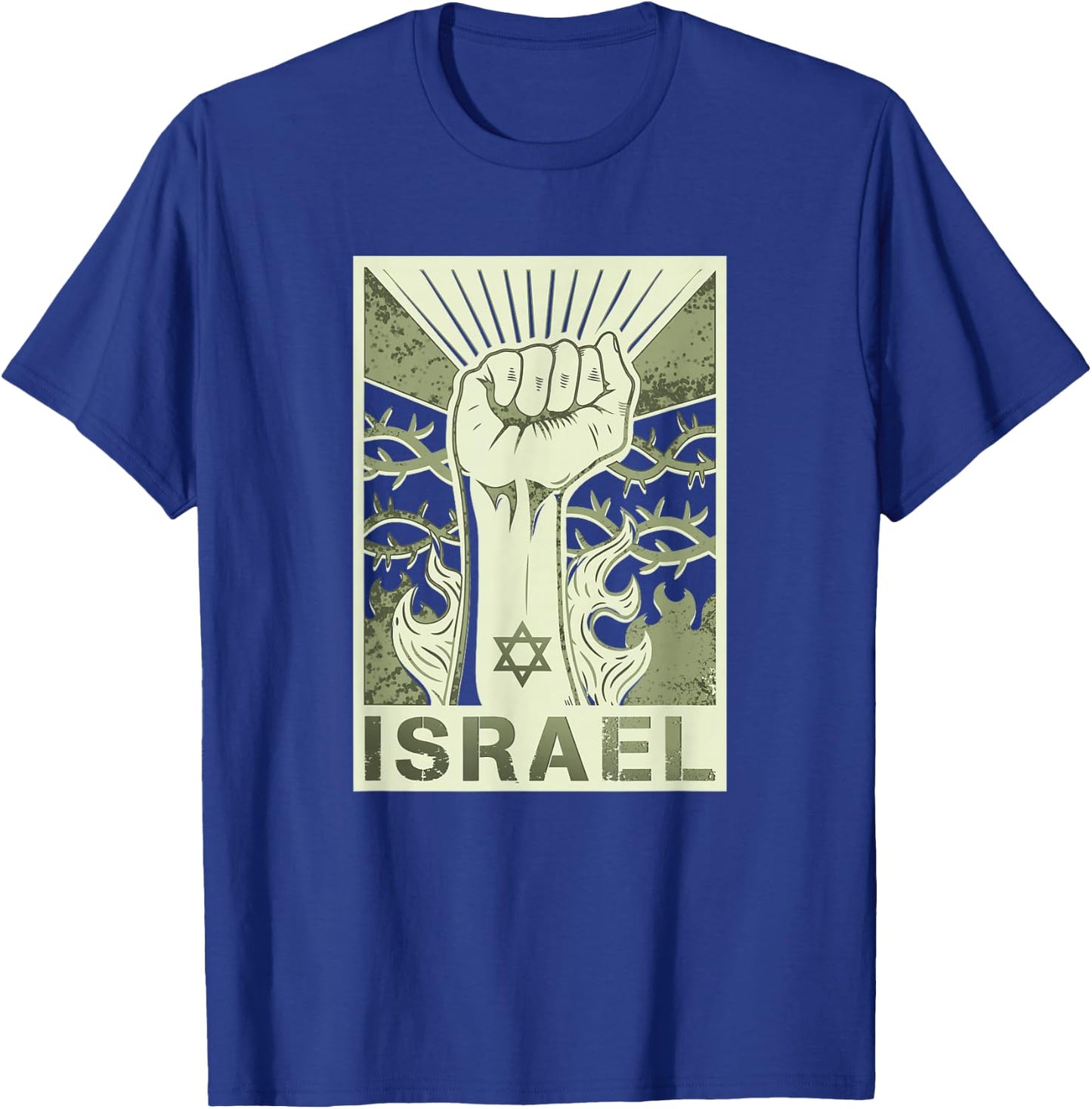 Israel- : Unterstützt Israel, ich stehe auf der Seite Israels, jüdisch T-Shirt - T-Shirt | Royal