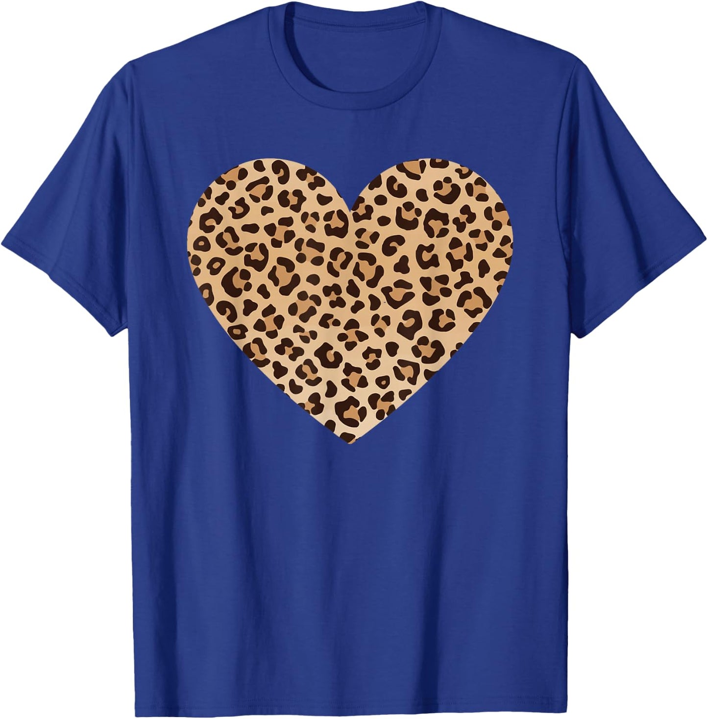 Leo Herz Gepard Leopard Motiv Leopardenmuster für Damen T-Shirt - T-Shirt | Royal