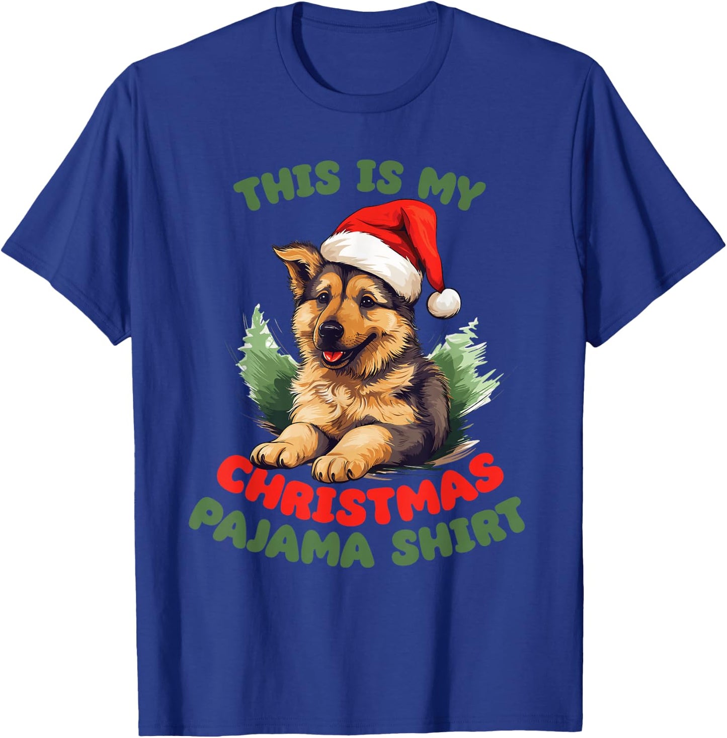 German Shepherd Christmas This Is My Christmas T-Shirt - T-Shirt | Royal