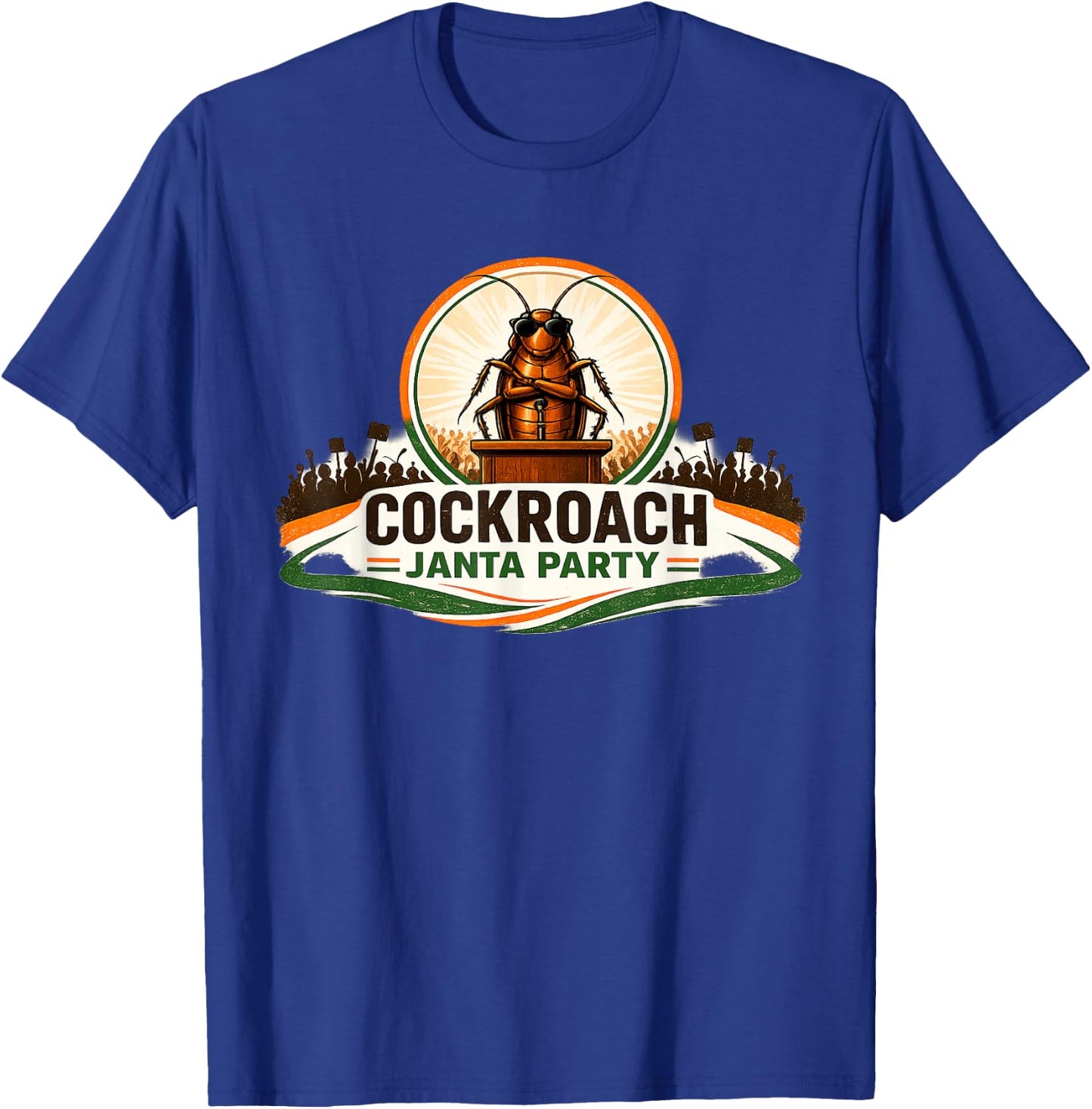 Cockroach Janta Party Funny Political Meme T-Shirt - T-Shirt | Royal