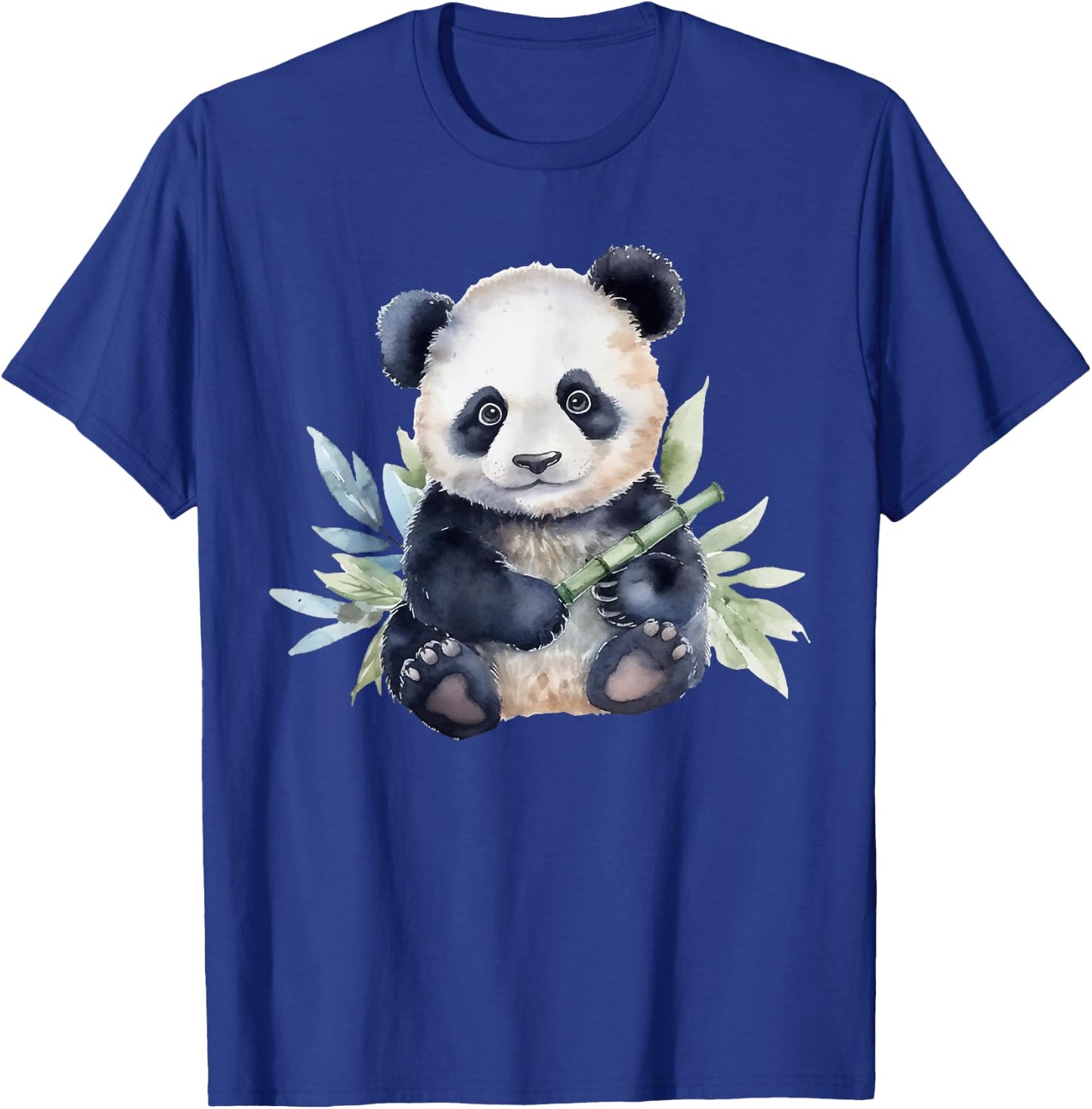 Watercolor Panda T-Shirt - T-Shirt | Royal
