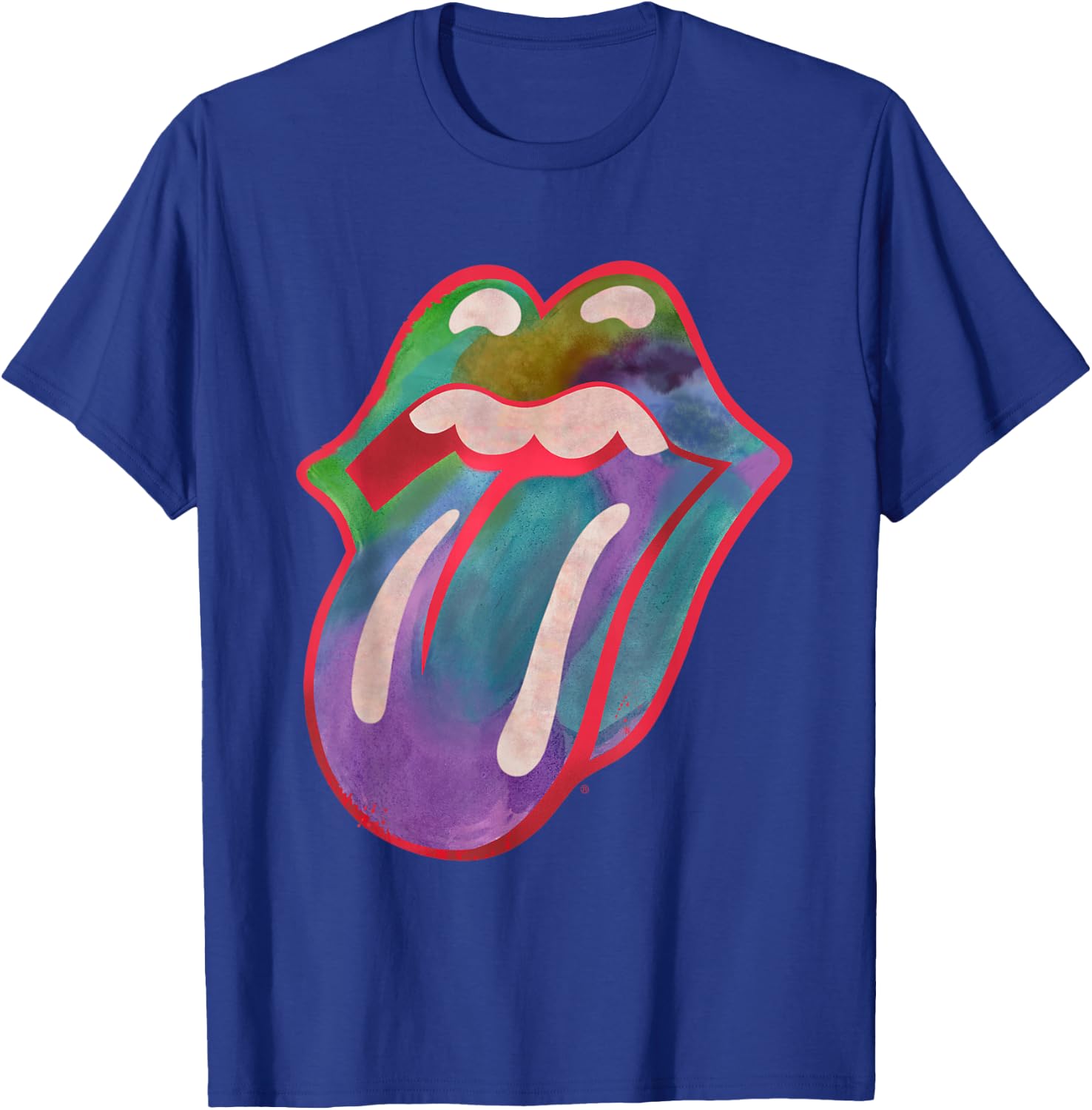 The Rolling Stones Colors Tongue T-Shirt - T-Shirt | Royal
