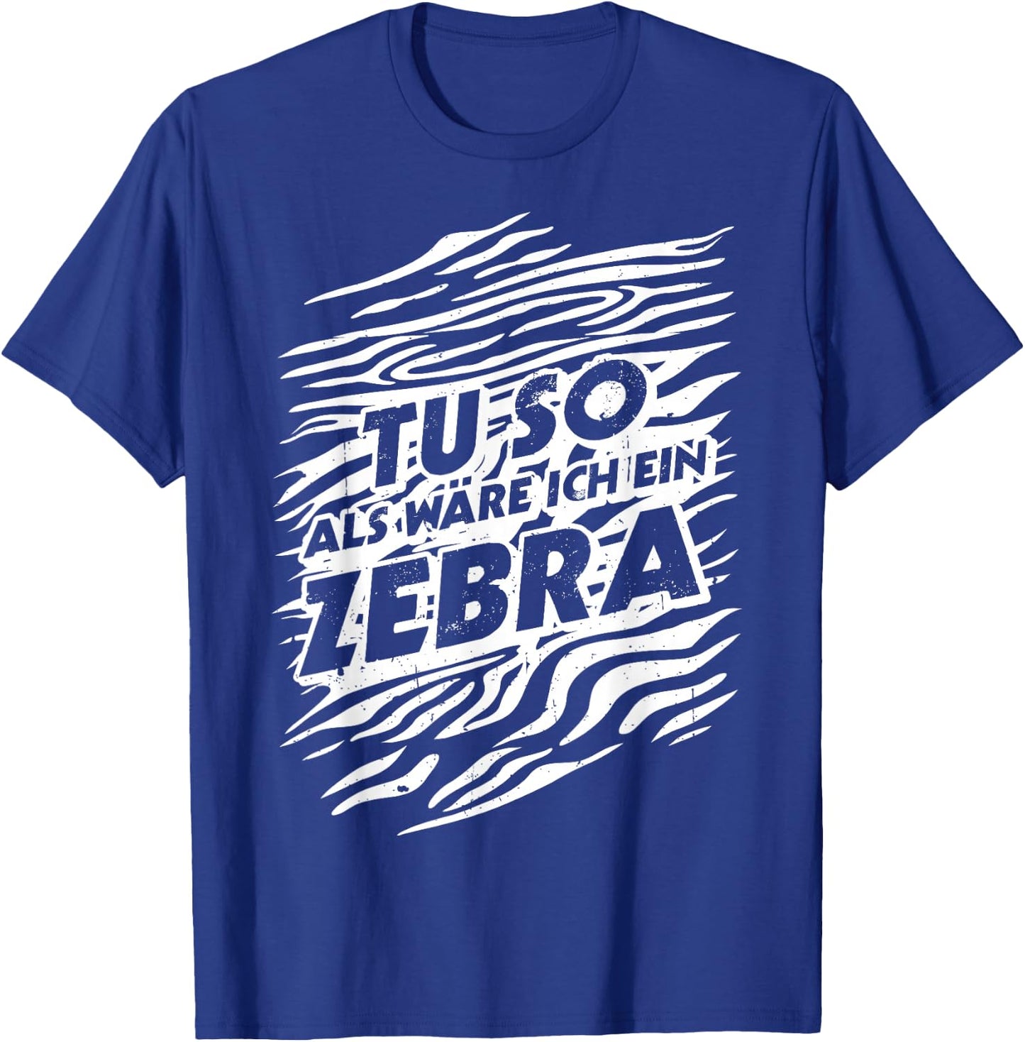 TU SO ALS WÄRE ICH EIN Zebra Costume Fancy Dress , black T-Shirt - T-Shirt | Royal