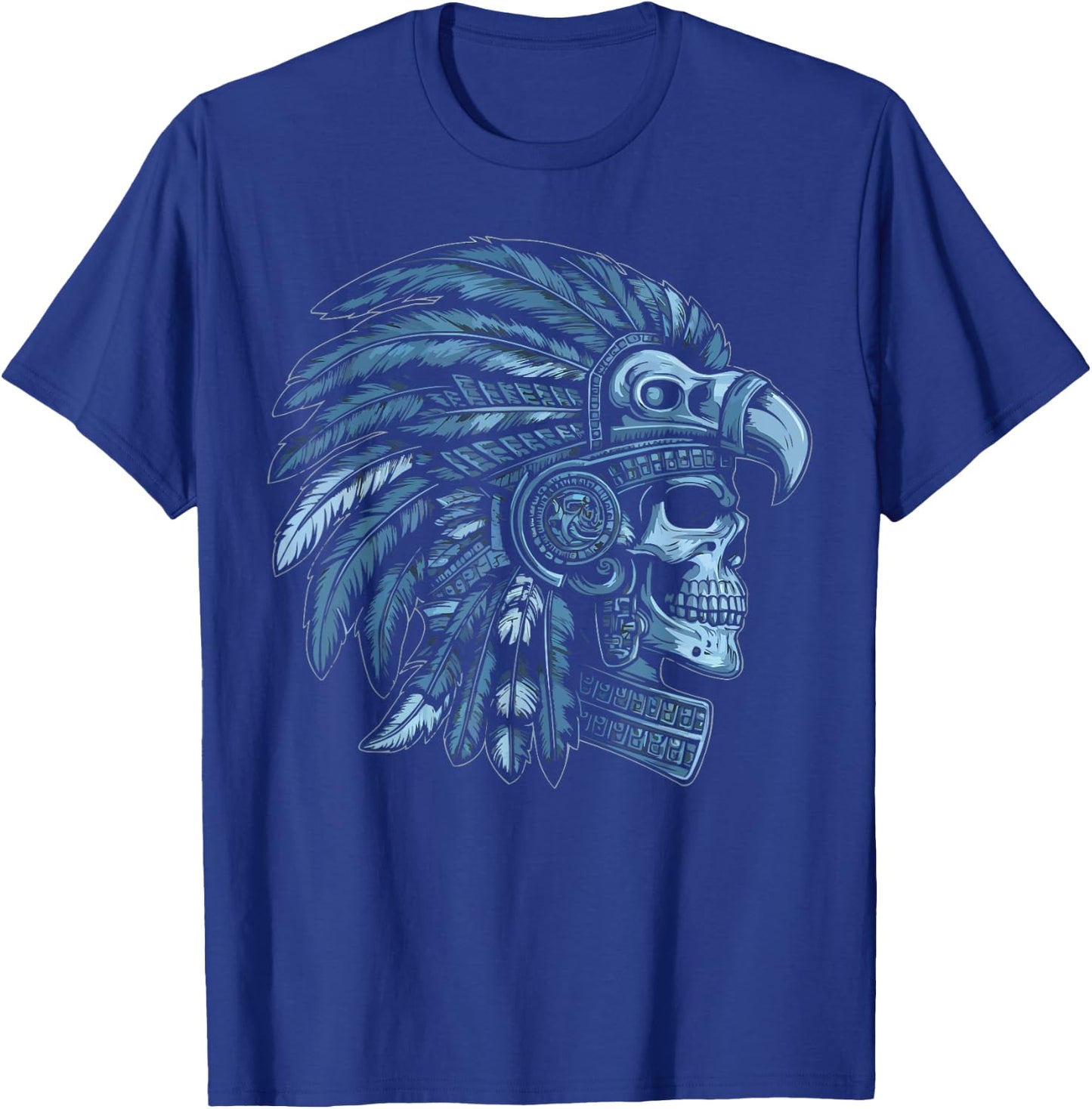 Aztec Warrior Aztec Culture Civilization Maya Indigenous , Black, S T-Shirt - T-Shirt | Royal
