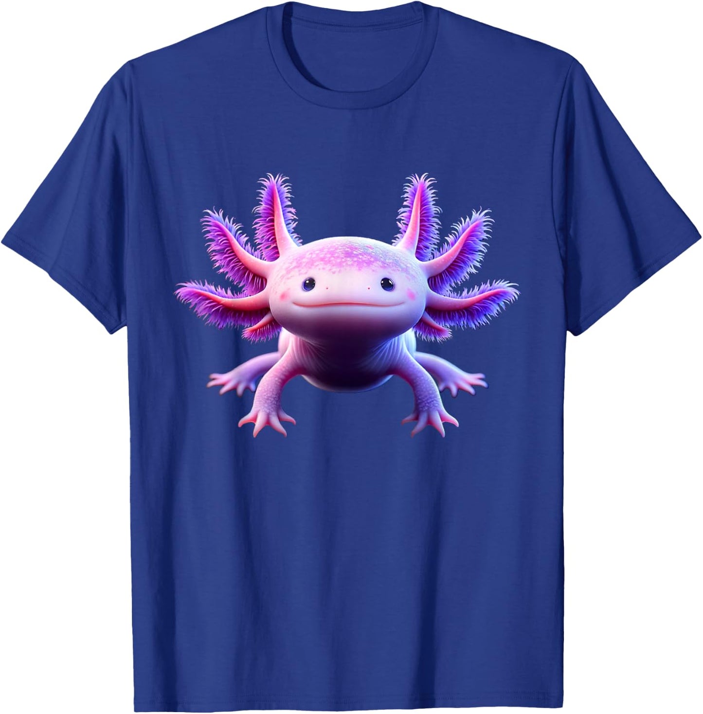Funny Axolotl Anime Cute Axolotl T-Shirt - T-Shirt | Royal