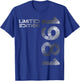 44th Birthday Limited Edition Vintage 1981 Man Woman T-Shirt - T-Shirt | Royal