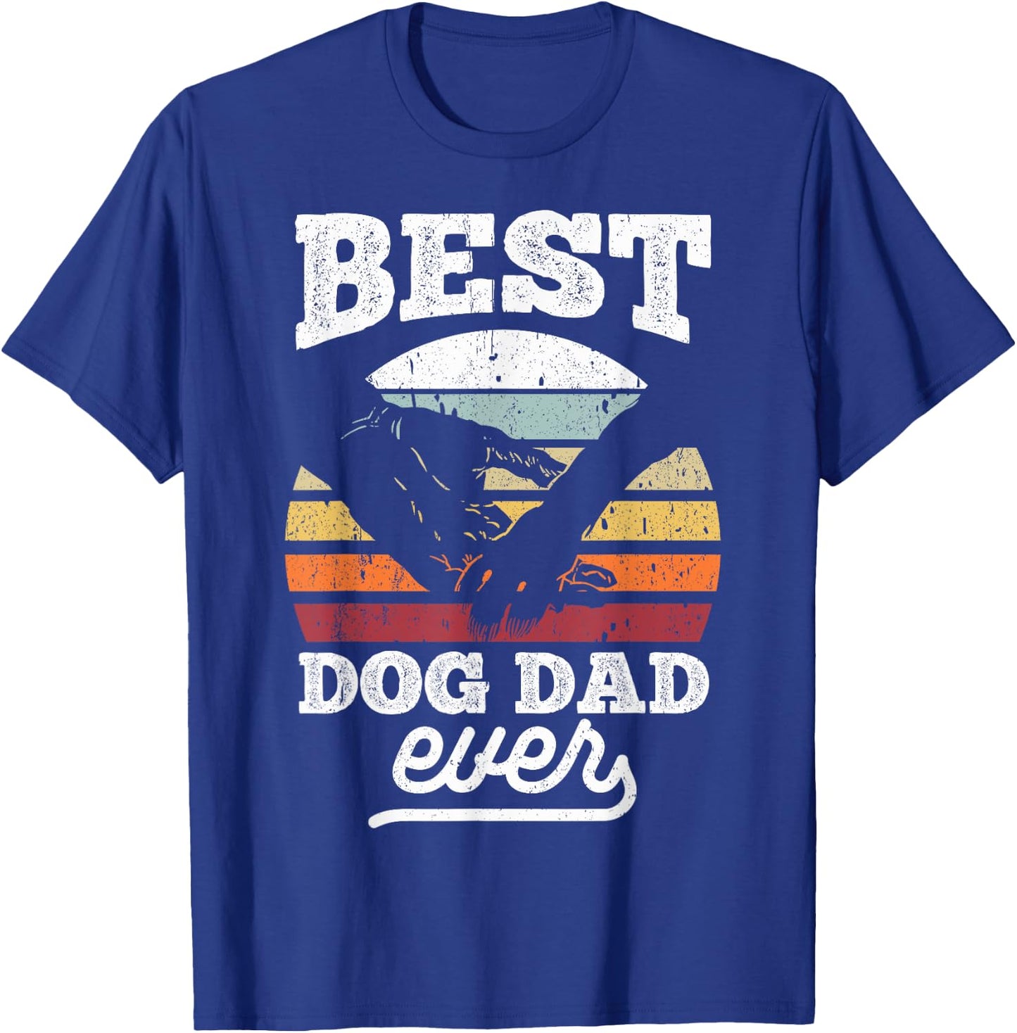 Best Dog Dad Ever Hund Hundepapa Gassi Gehen Dad T-Shirt - T-Shirt | Royal
