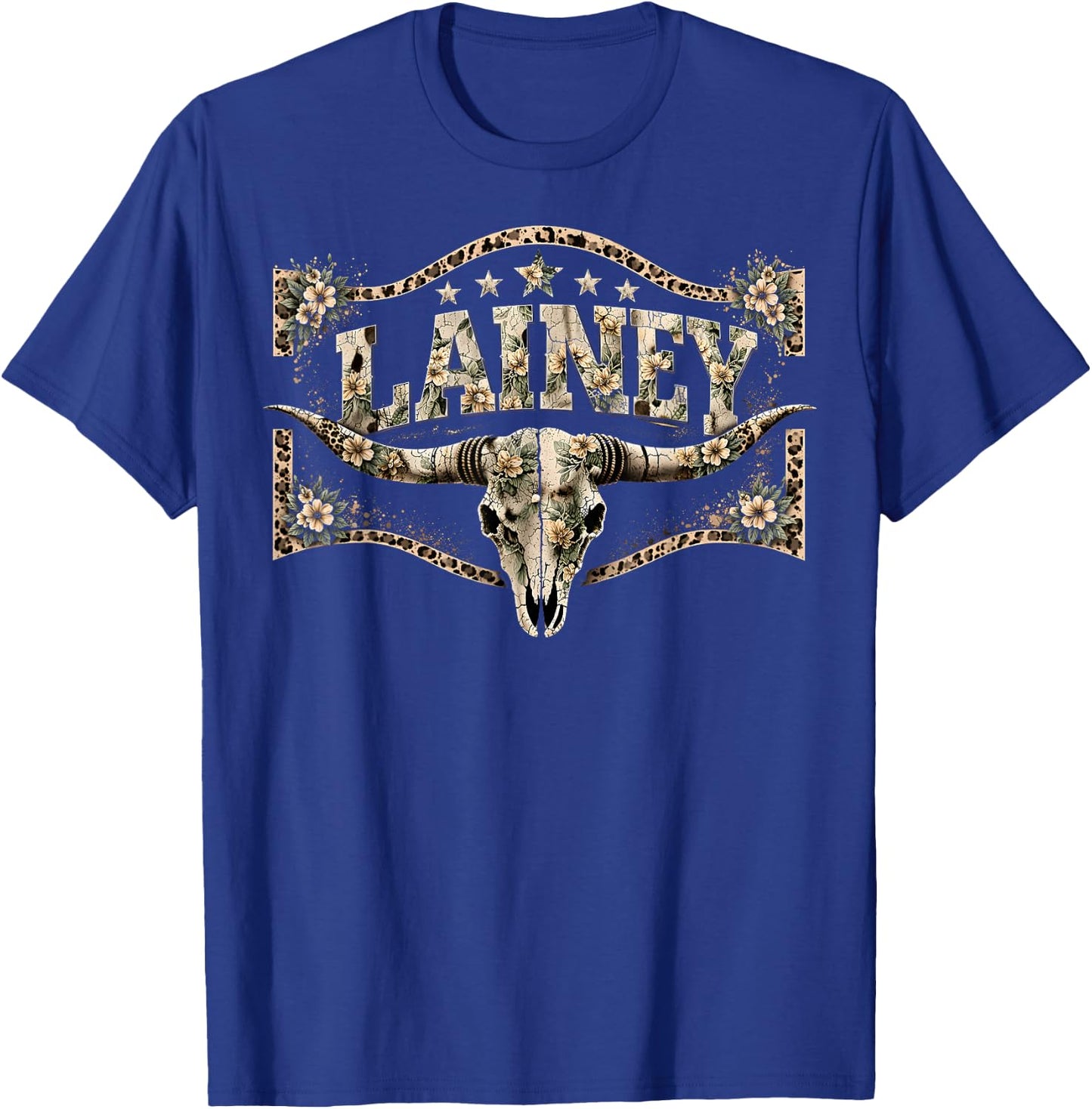 Retro Lainey Name Vintage Gift Women Kid T-Shirt - T-Shirt | Royal
