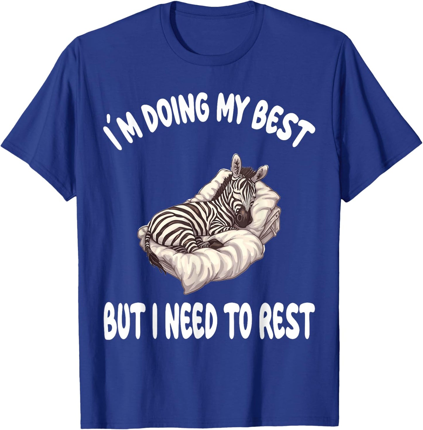 Zebra Official Sleepshirt Pajamas Nightgown T-Shirt - T-Shirt | Royal