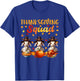 Thanksgiving Squad Three Cute Goats Costume Autumn Farmer T-Shirt - T-Shirt | Royal