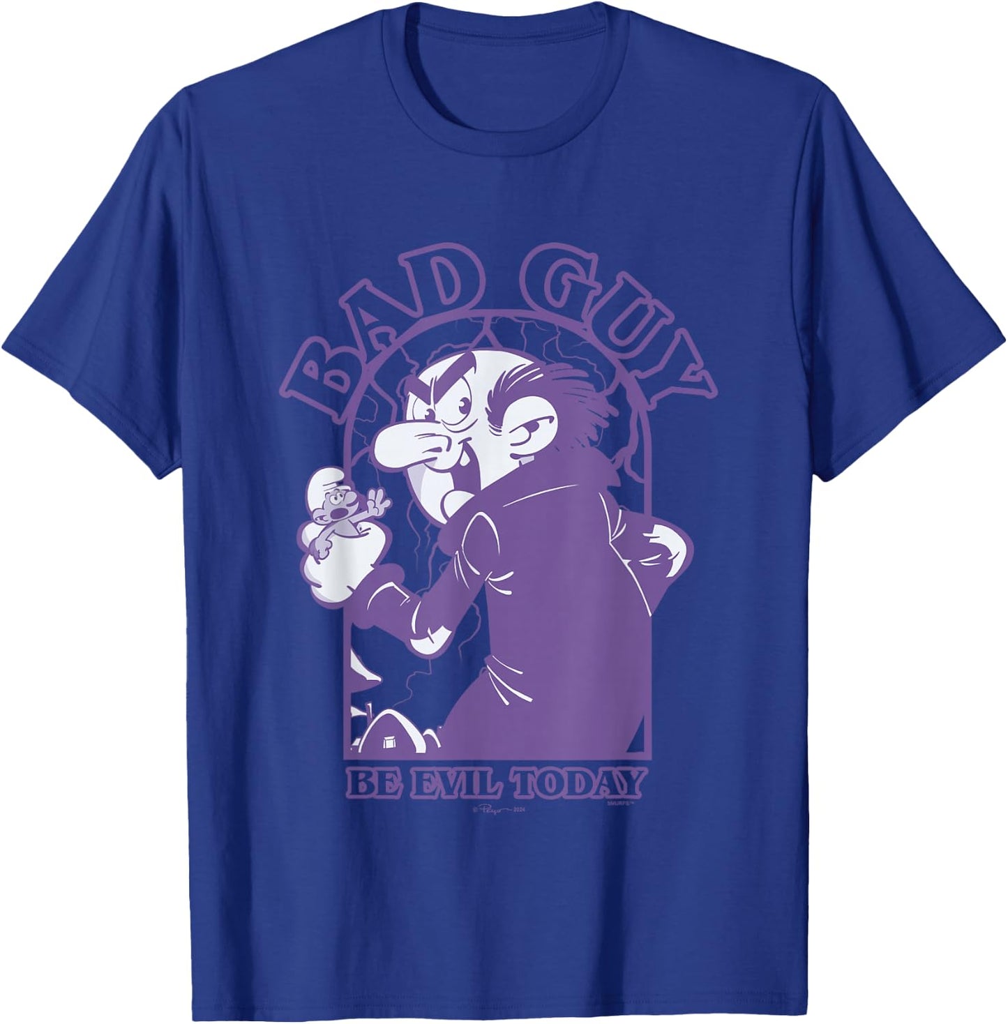 The Smurfs Bad Guy Be Evil Today Gargamel T-Shirt - T-Shirt | Royal
