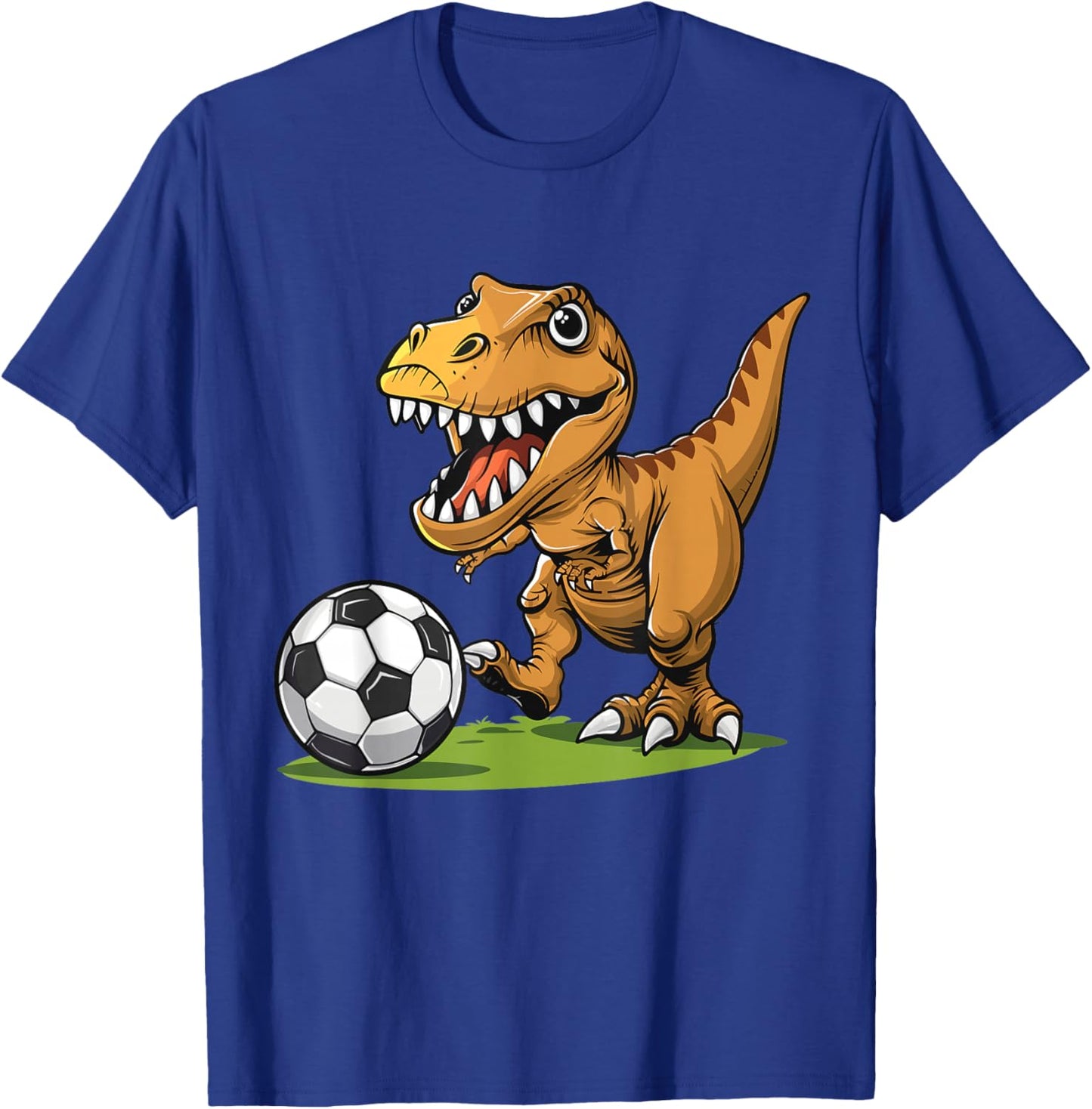 T-Rex spielt Fußball, Fußball für Kinder T-Shirt - T-Shirt | Royal