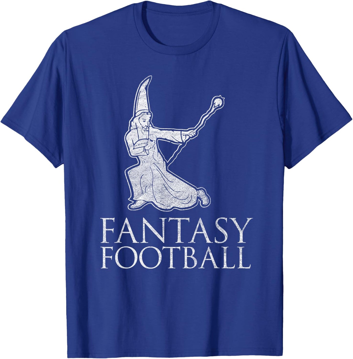 Fantasy Football Funny Wizard Literal translation T-Shirt - T-Shirt | Royal