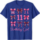 11th Birthday Girl Leopard Coquette Bows 11 Year Old Girl T-Shirt - T-Shirt | Royal