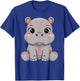 Ruban rose hippopotame espoir T-Shirt - T-Shirt | Royal