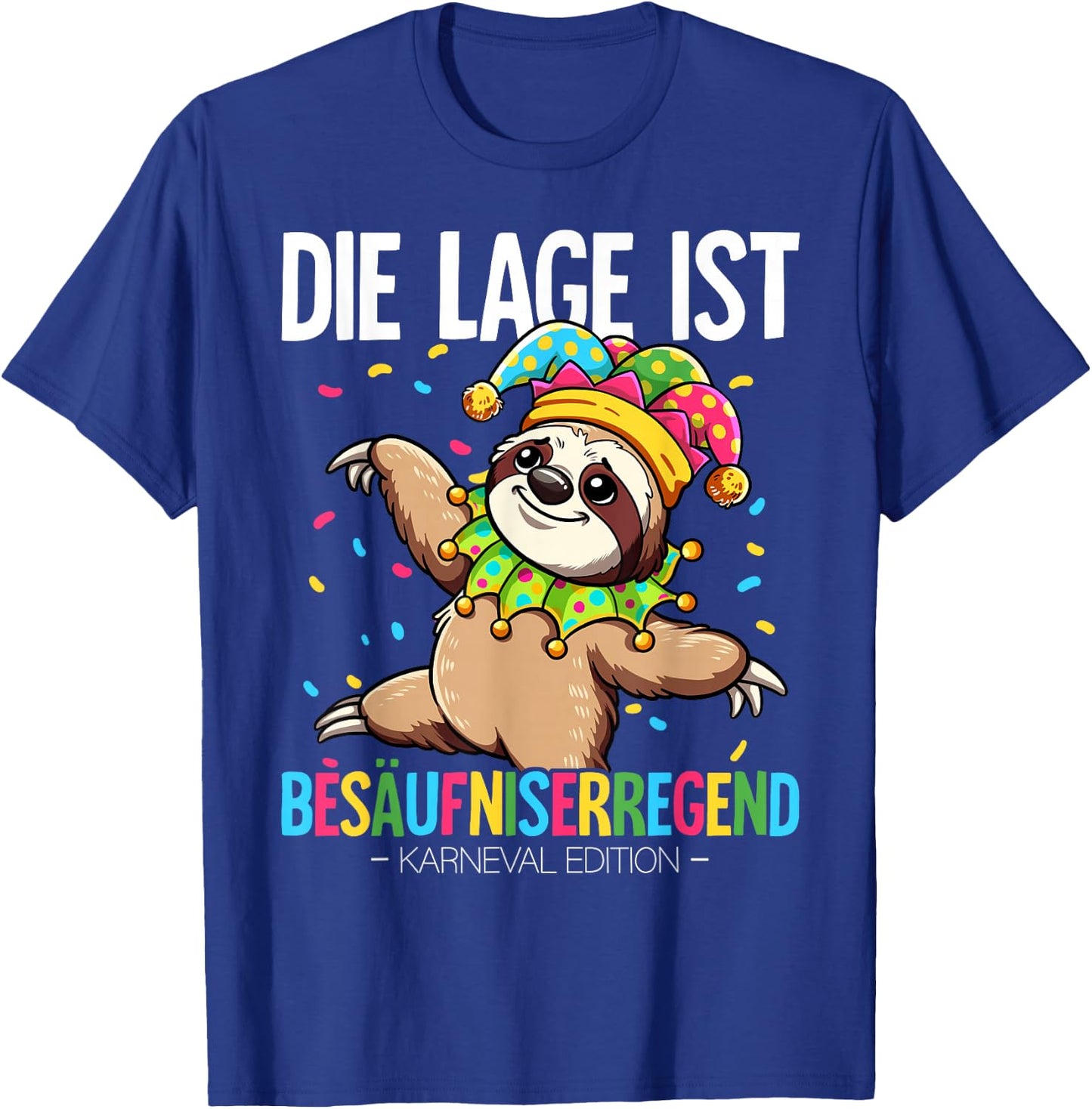 Cologne Carnival , black T-Shirt - T-Shirt | Royal
