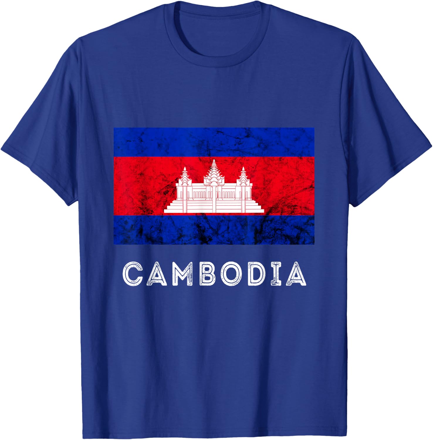 Cambodia Royal Palace Cambodian Flag Kampuchean Roots T-Shirt - T-Shirt | Royal